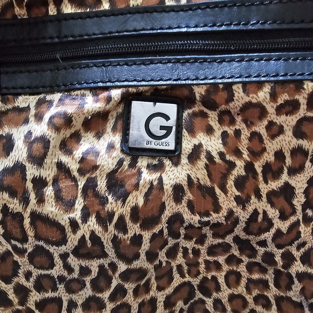 G By Guess Large Black Leather Hobo Shoulder Bag - Picture 6 of 8